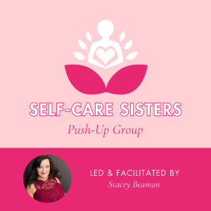 Self-care sisters push-up group led by Stacey Beaman