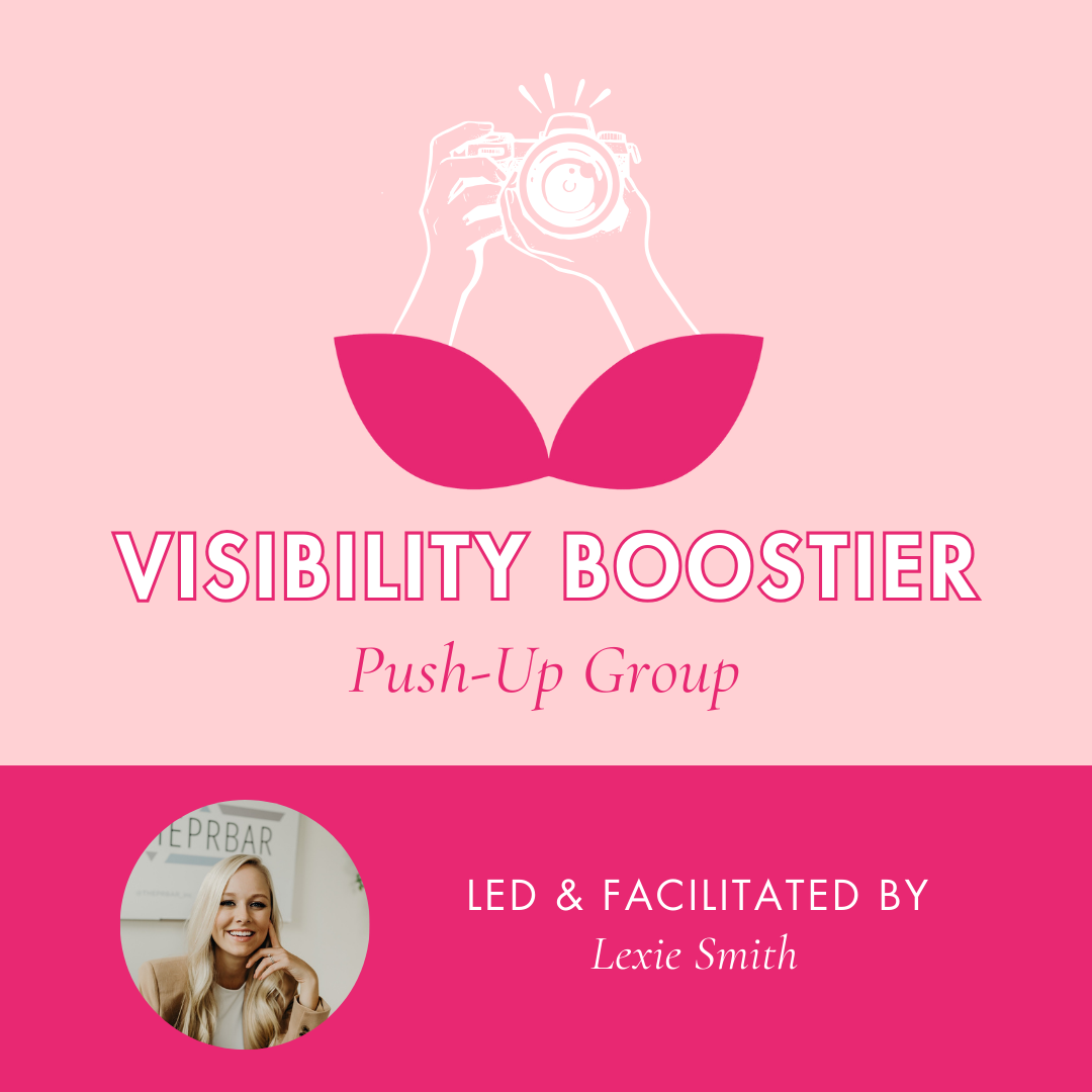 Visibility Boostier push-up group led by Lexie Smith