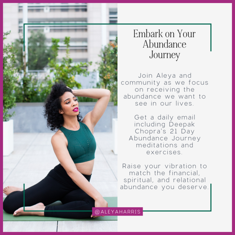 21 Day Abundance Journey by Aleya Harris