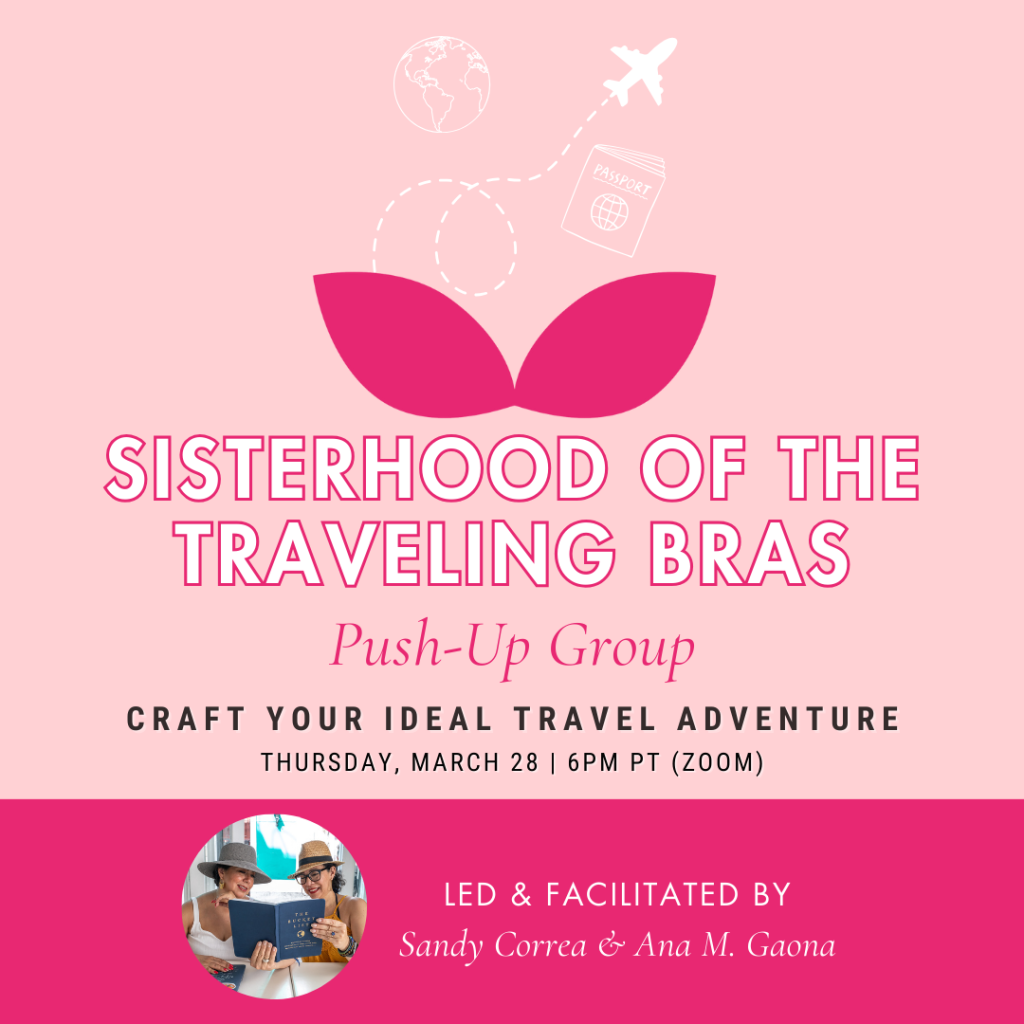Sisterhood of the Traveling Bras March 28, 2024 meeting topic