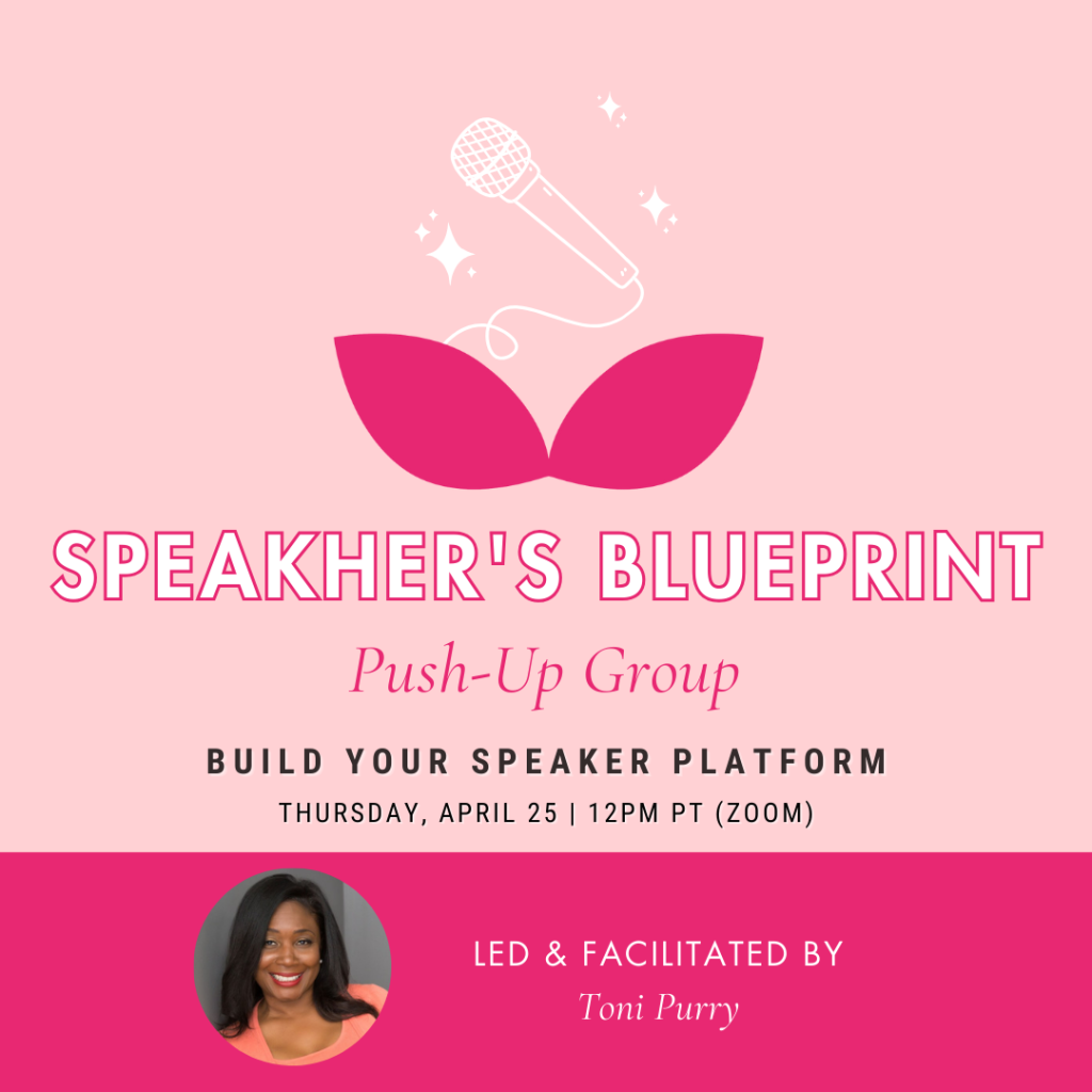 Speaker Blueprint push-up group led by Toni Purry