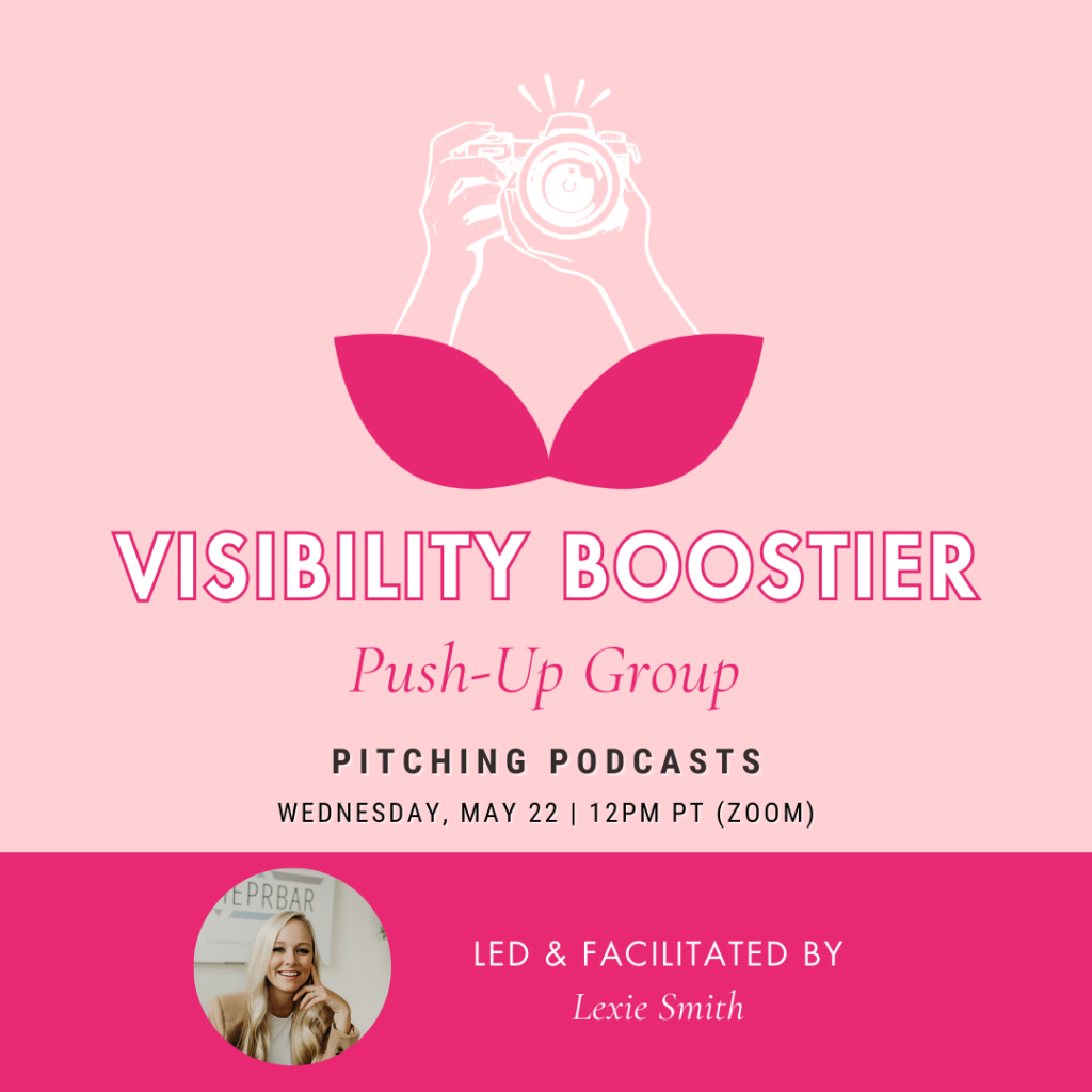 Visibility Boostier push-up group led by Lexie Smith