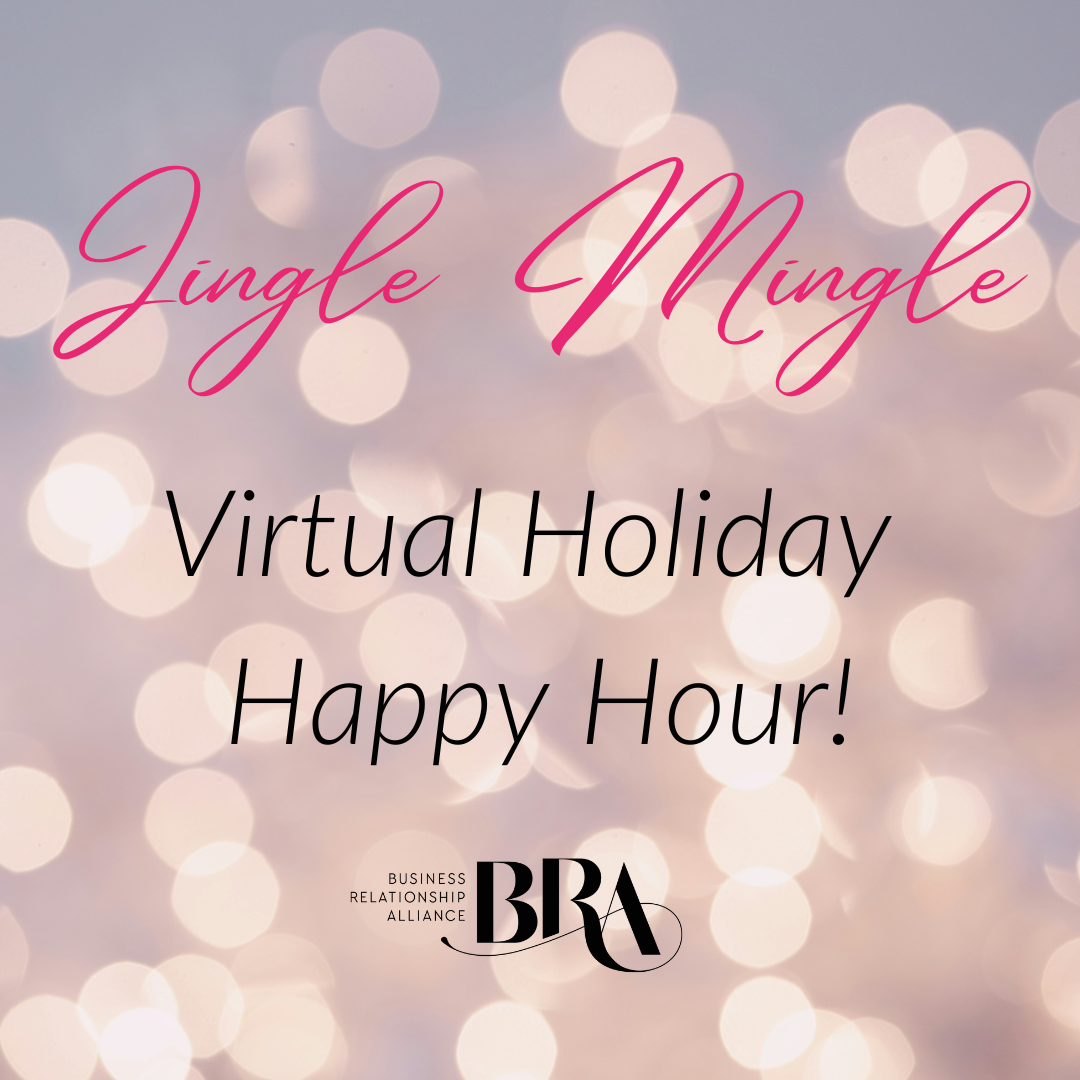 Jingle Mingle on December 3, 2024 - a holiday happy hour for BRA Members